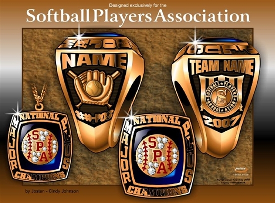 Picture of Major Plus National Champion Ring/Pendant w/ SPA - 10K White Gold