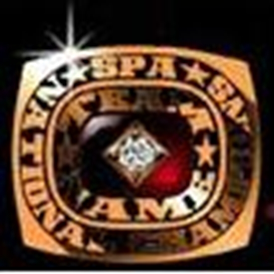 Picture of Women's National Champion Ring/Pendant w/Stad Top & Cubic Zirc Tubeset- Suncast