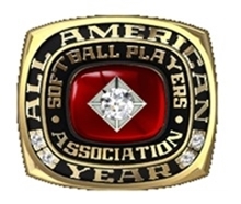 Picture of All American Pendant w/Stadium Top & 25pt Cubic Zirconia Tubeset